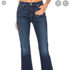 7 For All Mankind Cropped Bootcut Jeans